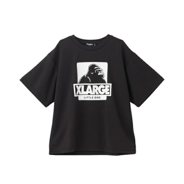 35%OFFセール XLARGE KIDS（エクストララージキッズ） 【吸水速乾・UV】OG半袖Tシャツ クロ ブラック（100-140cm） メール便OK 26春夏