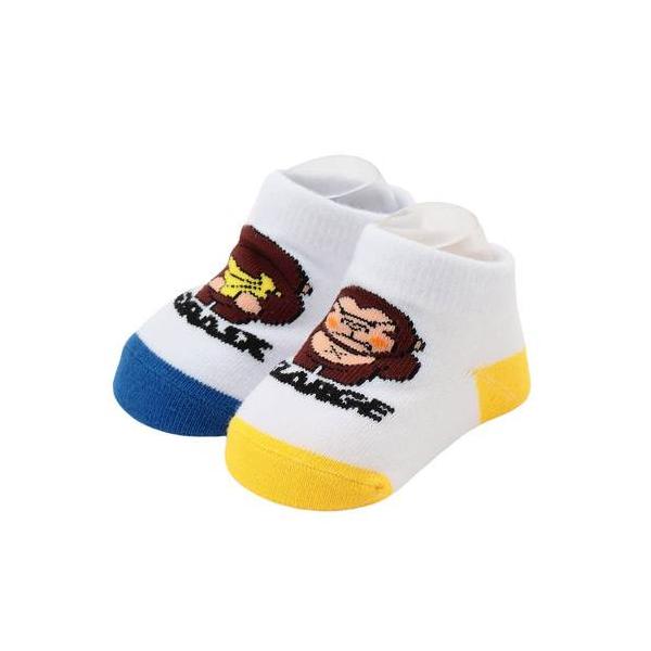 XLARGE KIDS（エクストララージキッズ） ベビー用 靴下 F(9-13cm) バックスタイルファニーゴリラベビーソックス シロ ホワイト メール便OK 2026秋冬