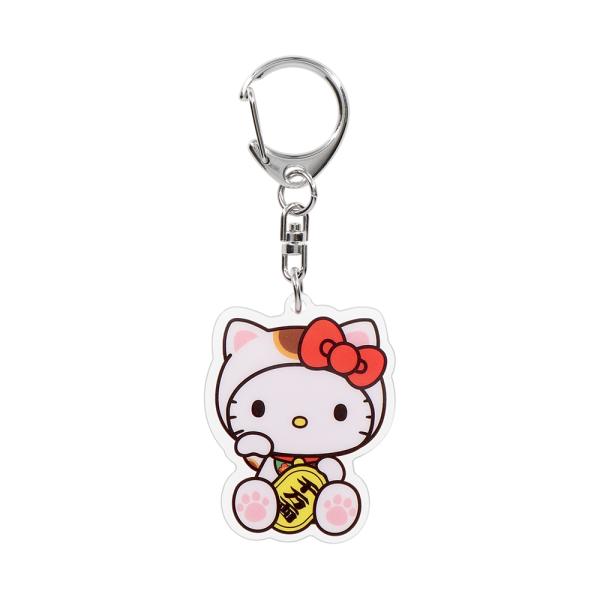 サンリオ キーホルダー アクリル 和風 招き猫 ハローキティ マイ
