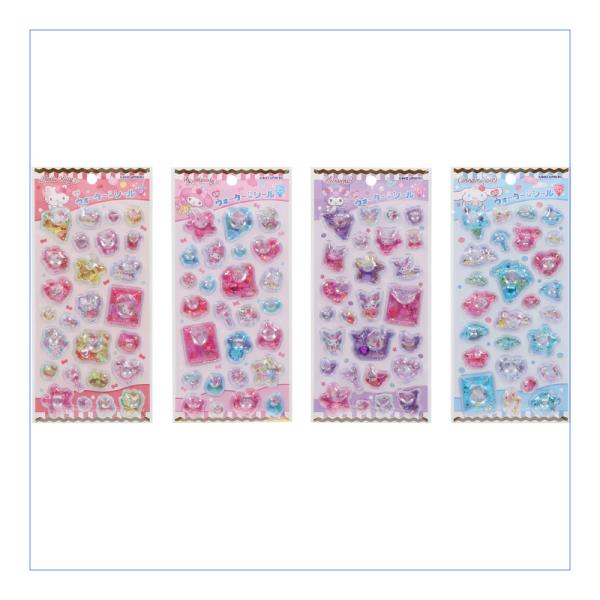 シール ぷっくり サンリオ ウォーターイン