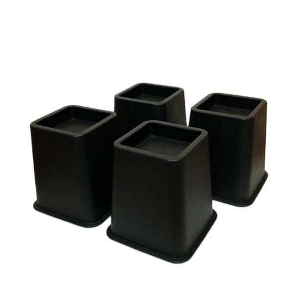 テーブル・ベッド 高さ調節が簡単にできる 継ぎ脚 ベッドの高さをあげる足 中サイズ 4個セット 高さを上げる 高さ調節脚【耐荷重:500kｇ】[アゲルン] 【商品説明】ベッドやいす、こたつなどの足の高さがラクラク調節できます。ベットの高さを...