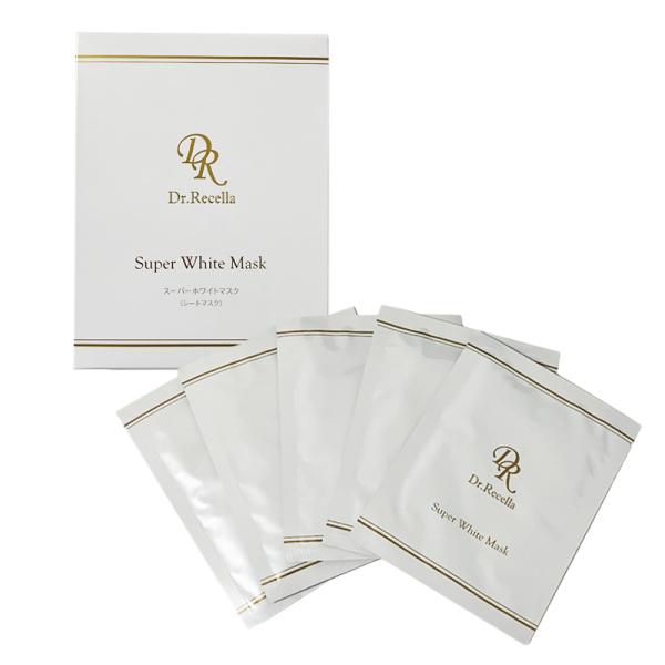 ドクターリセラ スーパーホワイトマスク （シートマスク） 5袋内容量：1シート 20ml×5袋肌を潤わせ健やかに保つ美容液を含浸させたシートマスクです。バイオセルロース繊維を採用しているため、肌に隙間なくフィットし美容成分を逃がしません。週...