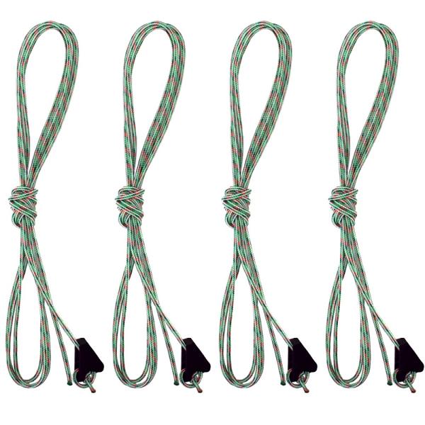 サイズ： 直径：2φ長さ：200cm×4本 重　量： 5g×4本 カラー： グリーン×オレンジ×ホワイト生産国：日本メーカー：oxtos　 ※ドーム型テント用の張り綱（蓄光）４本セット。 ※蓄えられた光が暗闇で発光しますので、張り綱に足を引...