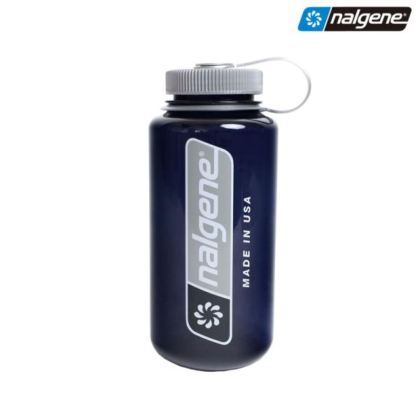 【ナイル】 NALGENE（ナルゲン） 広口1.0L Tritan Renew Odyssey Grey Large Logo