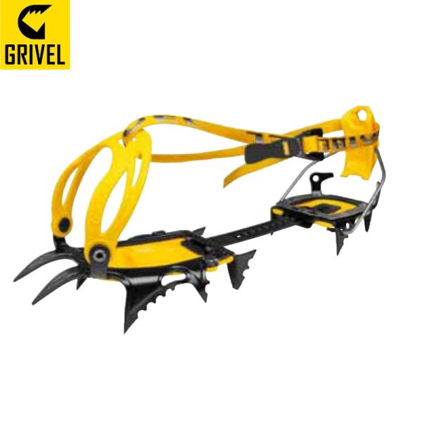 【重量】　872g(1ペア)【サイズ】 フリーアジャスト式(23〜28.5cm程度)軽量で収納サイズはとてもコンパクトになる12本爪アイゼン(クランポン)です。すべての歯が短いのは、岩場を考慮してデザインされました。ヒール部分にコバがある登...