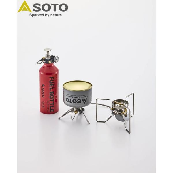 【品番】SOD-374ストームブレイカー リニューアルノズル交換なしでガソリンとガスボンベ（OD缶）、どちらの燃料も使うことができる""ハイブリッドストーブ""。バーナーヘッドに広がる炎口の数は約300個。 この圧倒的な数により火足の短い炎...