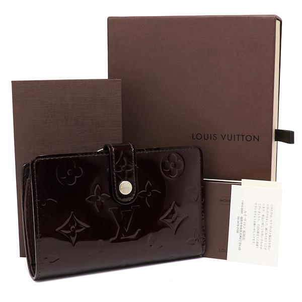 ルイヴィトン ヴェルニ ポルトフォィユヴィエノワ M93521 アマラント  