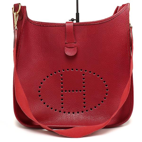 HERMES（エルメス） エブリンGM レッド トリヨンクレマンス □G刻印 