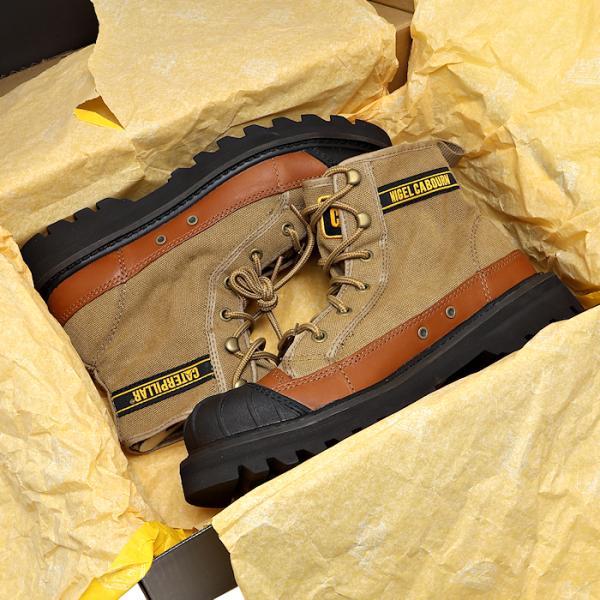 未使用 ナイジェルケーボン キャタピラー OMAHA BOOTS P110960 ベージュ 26.0cm メンズ NIGEL CABOURN×CAT