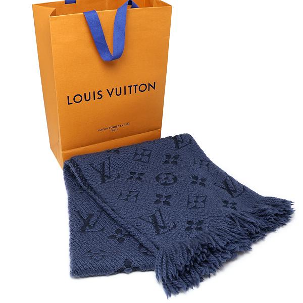 ルイヴィトン マフラー 413287 エシャルプ ロゴマニア ウール シルク LOUIS VUITTON（ルイ・ヴィトン） エシャルプ ロゴマニア 413287