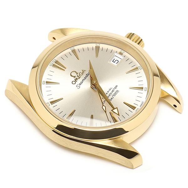OMEGA 美品 オメガ シーマスター アクアテラ 18K イエローゴールド