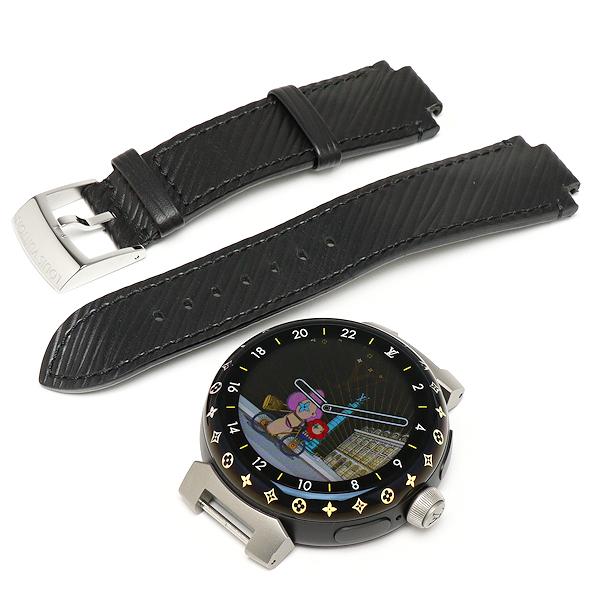 美品　ルイヴィトン QAD01Z　タンブールホライゾン　ライトアップ　腕時計 LOUIS VUITTON 美品 ルイヴィトン タンブール ホライゾン ライト