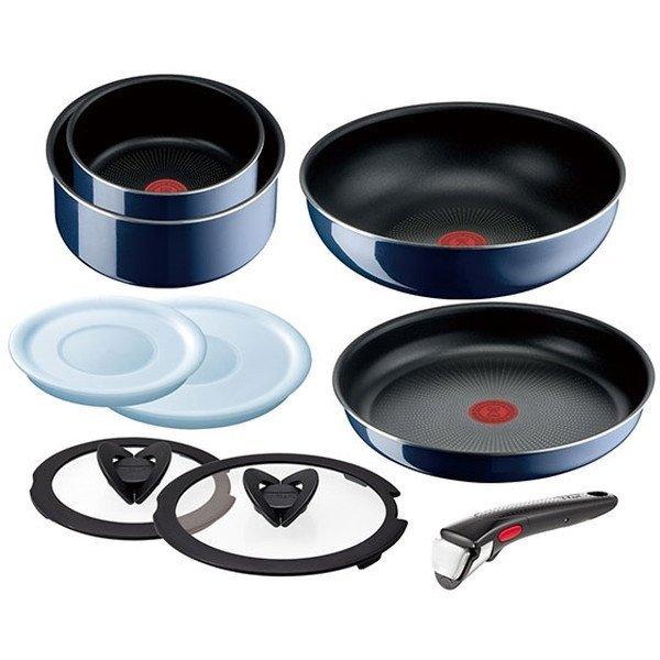 L43792  T-fal インジニオ・ネオ ロイヤルブルー・インテンス セット9 フライパン 9点セット (IH非対応)