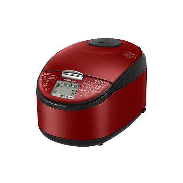 日立（HITACHI） RZ-H10EJ-R 圧力IH炊飯器 5.5合 黒厚鉄釜 メタリック