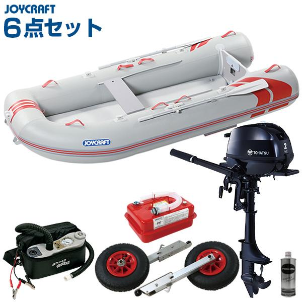 ジョイクラフト レッドキャップ300ss トーハツ2馬力セット 4人乗りゴムボート わくわくセット22 Ozatoya 通販 Yahoo ショッピング