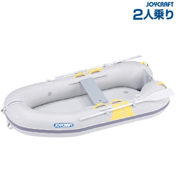 ローイングパワーボートモデルFEMシリーズジョイクラフト FEM-232 2人乗りゴムボート■ボートスペック航行区域：-定員：2人最大積載量：180kg全体重量：21kg全長：230cm全幅：130cm船内長：160cm船内幅：60cmチュ...