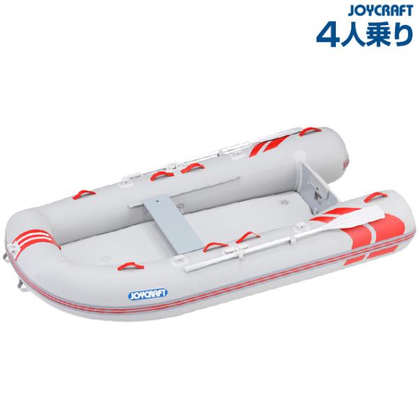 スモールトランサムモデルレッドキャップシリーズジョイクラフト レッドキャップ285 4人乗りゴムボート■ボートスペック航行区域：3海里(約5.5km)定員：4人最大積載量：400kg全体重量：32kg全長：285cm全幅：156cm船内長：...