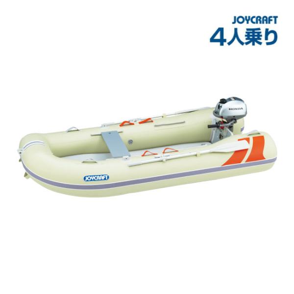 スモールトランサム&amp;スモールパワーモデルラポッシュシリーズジョイクラフト ラポッシュ290 4人乗りゴムボート■ボートスペック航行区域：安全に帰着できる範囲定員：4人最大積載量：410kg全体重量：25kg全長：290cm全幅：14...