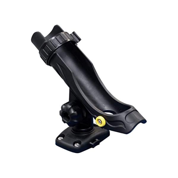 マルチロッドホルダー極みに薄型の樹脂ベース（BMベース）が付属したベーシックなセットです。付属ベースはネジで船縁などにしっかり固定します。船縁に限らず、様々な対象物へ取付することが出来ます。●ホルダーの先端に回転式のロックが付いているのでホ...