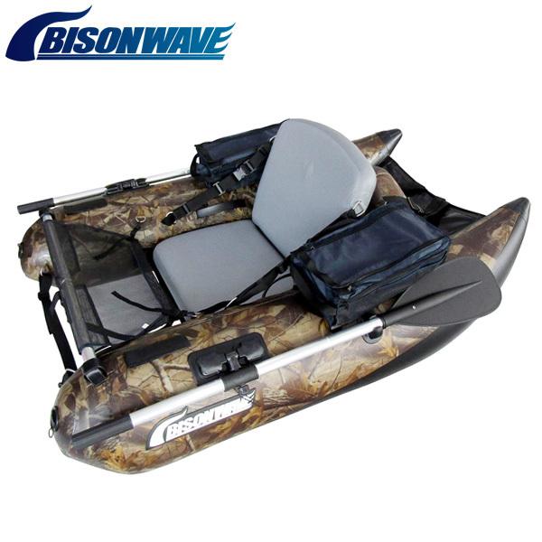 オール付最速フローターを形にした「VH型」モデル■ボートスペック定員：1人最大積載量：130kg全体重量：12kg全長：158cm全幅：114cm船内長：65cm船内幅：50cmチューブ径：32cm気室数：本体2、エアーチェア■付属品高圧エ...