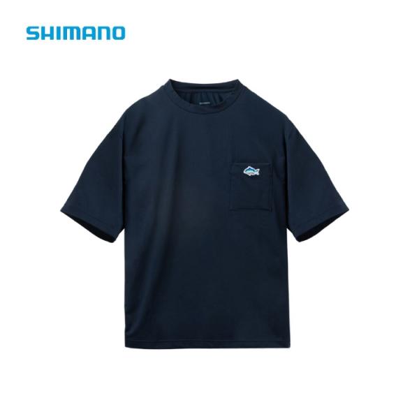 シマノ（SHIMANO） シャツ SH-031Z ドライポケットTシャツ ネイビー