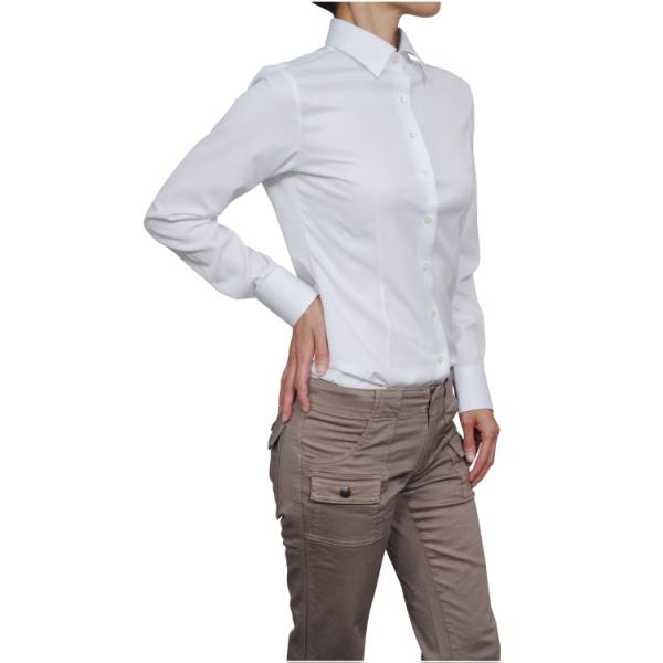 レディース シャツ ビジネス ワイシャツ ブラウス 長袖 白シャツ ワイドカラー クールマックス イージーケア 日本製 スリム トップス 大きいサイズ おしゃれ Ol Buyee Buyee Japanese Proxy Service Buy From Japan Bot Online