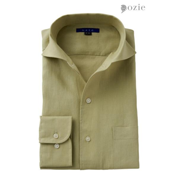 ozie（オジエ） ワイシャツ メンズ 長袖 カッターシャツ yシャツ
