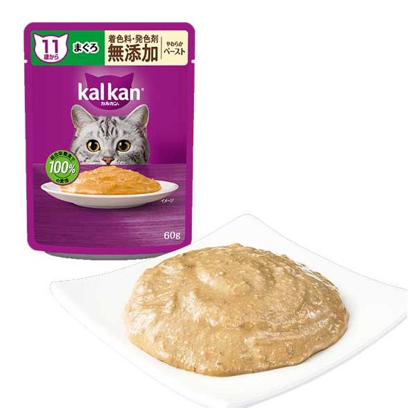 KM118カルカン11歳からまぐろ無添加やわらかペースト 60g｜総合栄養食
