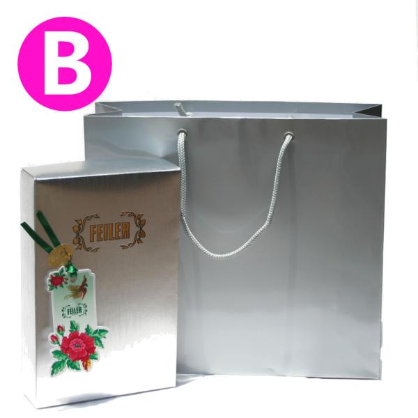 フェイラー包装B：フェイラーロゴ入りBOX ＋ フェイラーしおり 光沢 