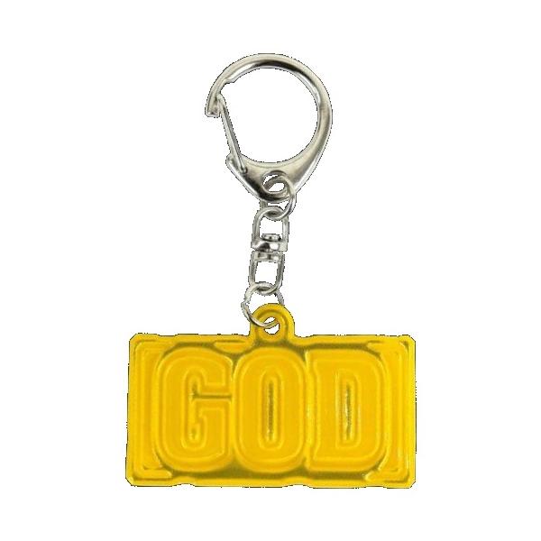 ミリオンゴッド リフレクターキーホルダー GOD図柄 / パチスロ