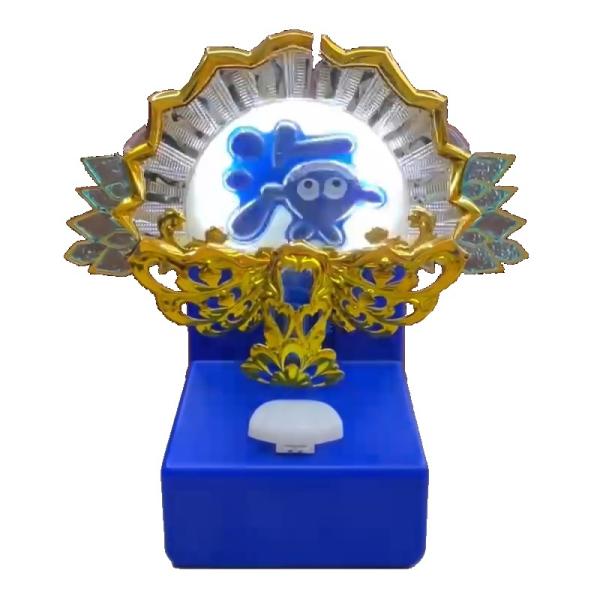 三洋 パチンコの定番人気機種 海物語から大海物語4スペシャル パールフラッシュギミック登場！ボタンを押すと、動く！光る！パールフラッシュサウンド！ギミック満載のレプリカとしてリアル再現!!■数量：1個■本体サイズ：約W20×D12×H16c...