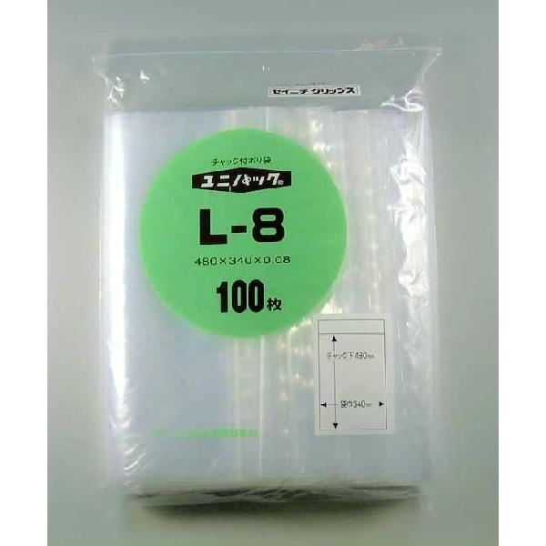 ユニパック L-8 チャック付ポリ袋(厚口) 100枚 :010505-0351:パッケージ マルオカ - 通販 - Yahoo!ショッピング ユニパック L-8 チャック付ポリ袋(厚口) 100枚 :010505-0351:パッケージ マルオカ - 通販 - Yahoo!ショッピング