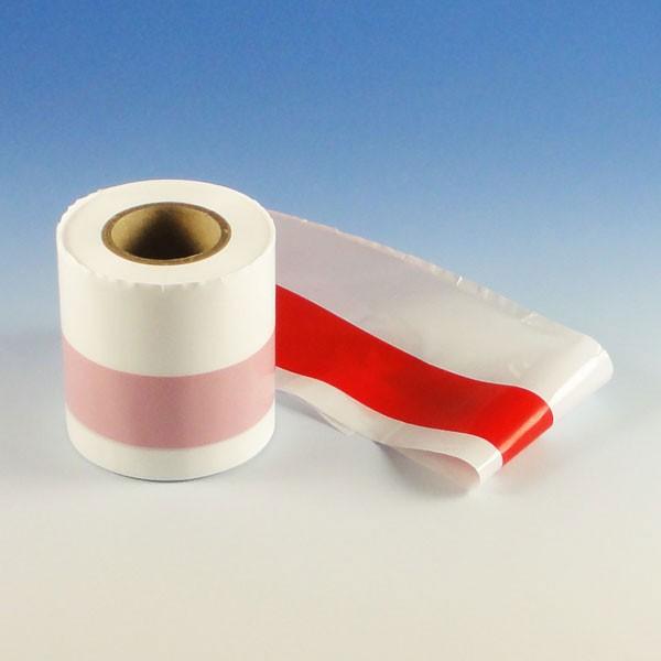 紅白ポリテープ 8cm×50m巻 紅白テープ 1巻 : 020702-0021 : パッケージ