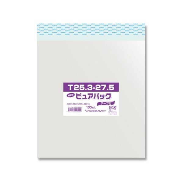 OPP袋 ピュアパック テープ付 T25.3-27.5 （色紙用） 1000枚