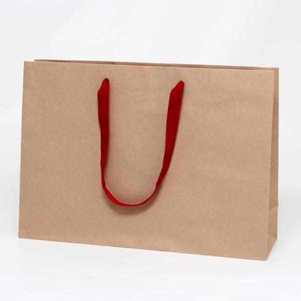 紙手提げ袋 PBファッションバッグ 横2才 クラフト (巾450 マチ135 高さ