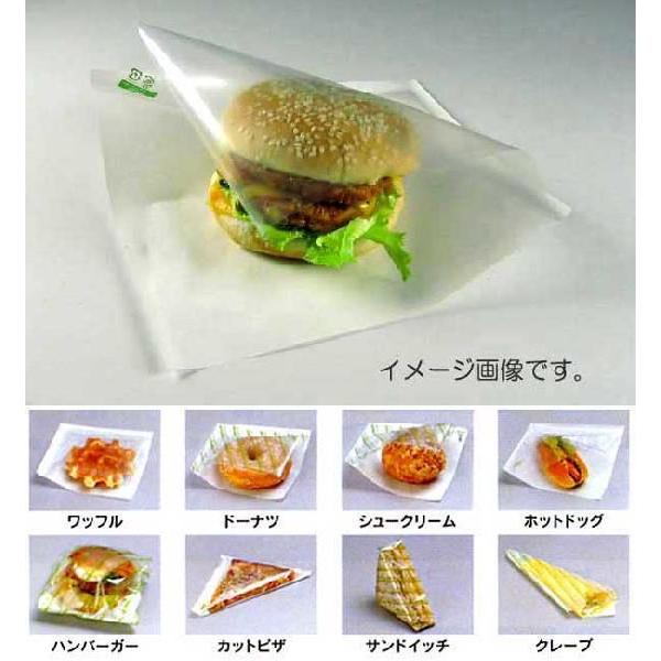 “送料無料/直送” カトラバーガー袋 No.19 無地 190×190 (縦190 横190) 3000枚