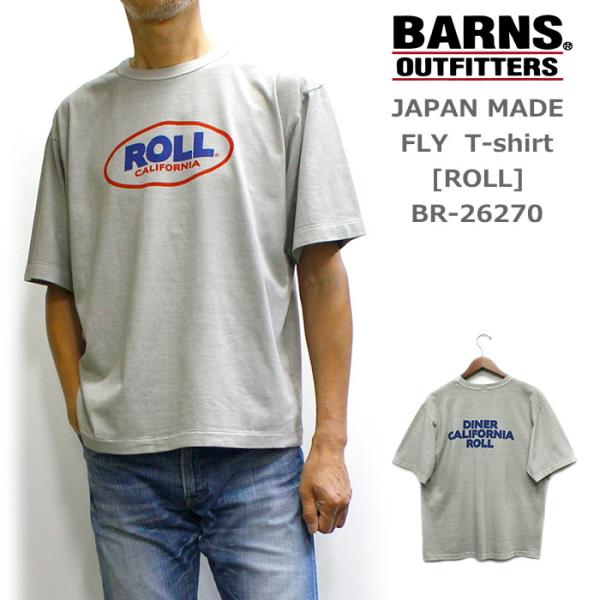 バーンズ / BARNS 半袖 プリントTシャツ 