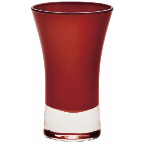 清酒杯  グラス 朱 会津若松漆器　25-96-5B