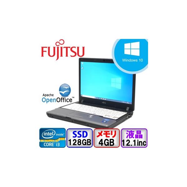 LIFEBOOK 中古ノートパソコン 富士通 P772/F FMVNP7SEZ Windows 10 Pro