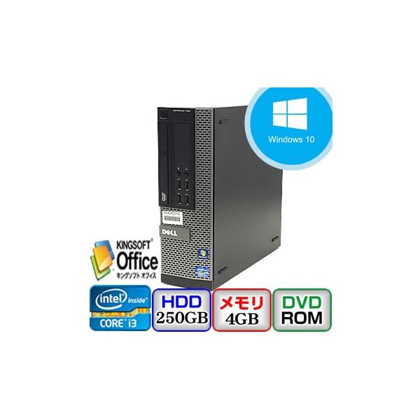 中古デスクトップパソコンDELL OptiPlex 790 D03S Windows 10 Pro