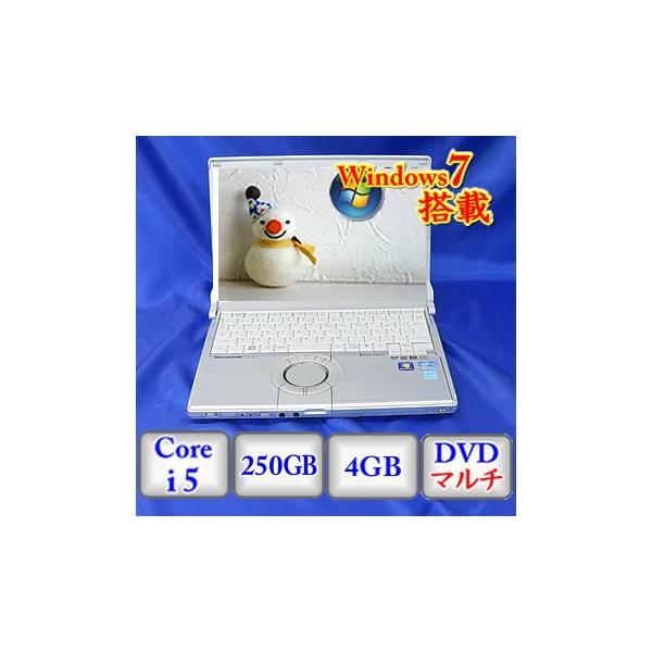 中古ノートパソコンpanasonic Let S Note 送料無料 新品 Cf S10 Cf S10awhds Windows7 Professional 32bit Core I5 Dvdマルチ 4gb B19n014 送料無料 2 5ghz 12 1インチ 250gb