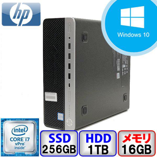 Bランク HP ProDesk 600 G3 SFF Y3F34AV Win10 Core i7 メモリ16GB