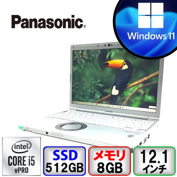 Windowsノート本体 Let's note CF-SV9 R23VS, 512GB, 4840hr Let's note SV Panasonic Note CF-SV9 CF-SV9R23VS Core i5 8GB メモリ