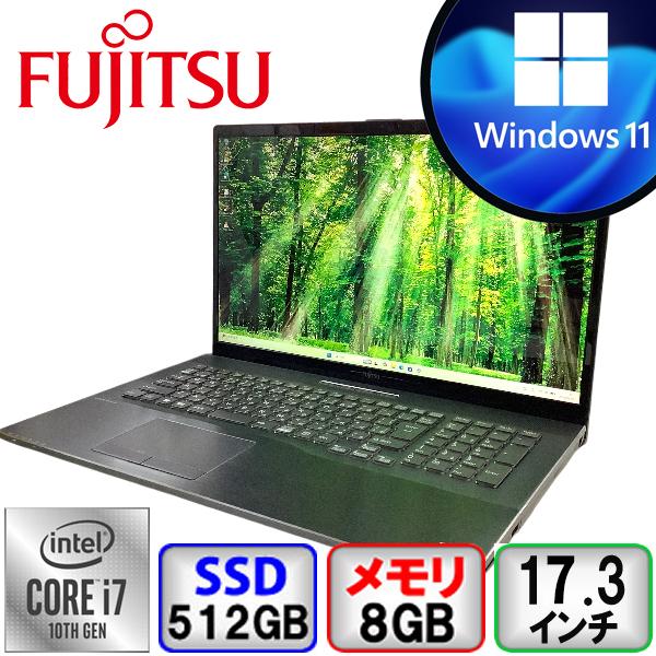 LIFEBOOK FUJITSU WN1/E2 FMVWE2N17B Core i7 8GB メモリ 512GB SSD