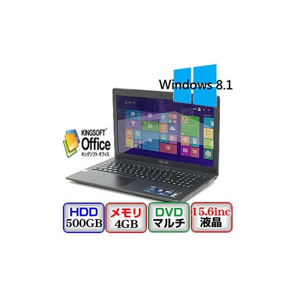 終了」格安 ノ－トパソコン ASUS X552W