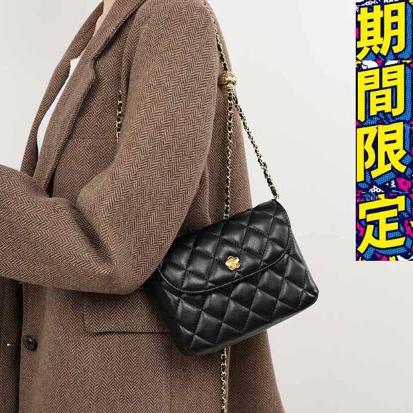 本革 バッグ ブラック×ゴールド金具本革ハンドバッグ レディース 実用