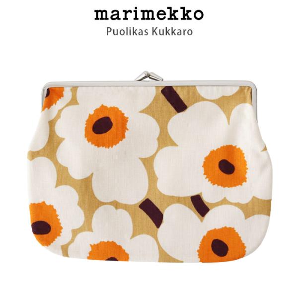 marimekko（マリメッコ） ポーチ がま口 横長大 Mini Unikko ミニ