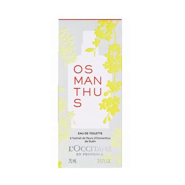香水 ロクシタン L'OCCITANE  オスマンサス オードトワレ EDT SP 75mL 【新品】 女性用香水 レディース フレグランス　　　●月明りを集めたように美しく輝く金木犀と、黄色い果実の香り。 　　●ヤマト倉庫からの発送となる...
