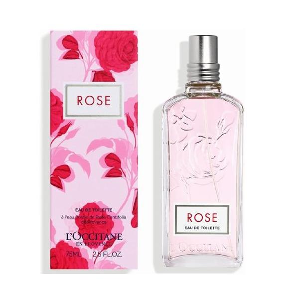 香水 ロクシタン L'OCCITANE  ローズ オードトワレ 75ml 【新品】 女性用香水 レディース フレグランス　　　●ライチやラズベリーの果実と、朝摘みローズの透明感あるフレッシュフローラルの香りのオードトワレ。 プロヴァンスの契...