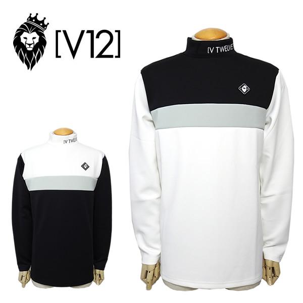 ヴィトゥエルブ カットソー メンズ ゴルフ モックネック 長袖  